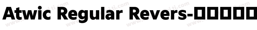 Atwic Regular Revers字体转换